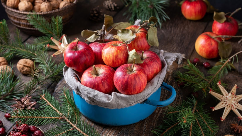 Vianoce, zvyky a tradície, jablká