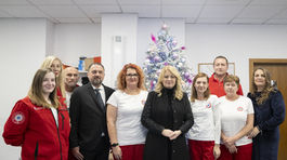 Zuzana Čaputová, UNB, Ružinov, záchranári, zdravotníci, návšteva, Štedrý deň, Vianoce