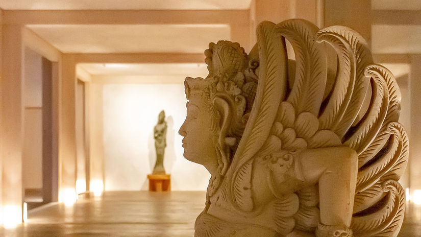 India? Nie. Vstup do ajurvédskeho pavilónu v...