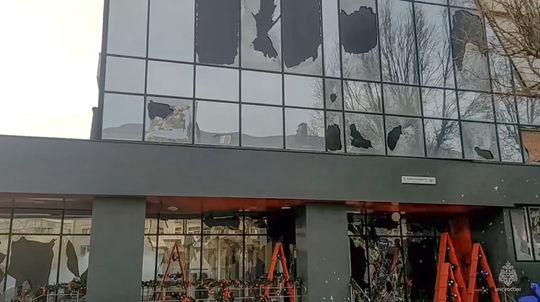 Na fotografii prevzatej z videa zverejneného na...