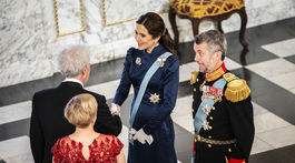 Dánsky korunný princ Frederik a korunná princezná Mary