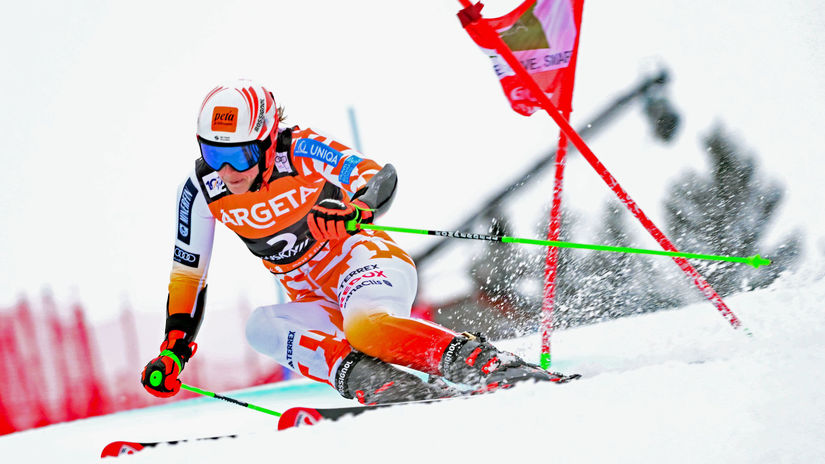 Slovinsko Alpské Lyžovanie Ženy obrovský slalom...