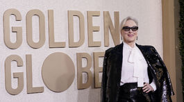 Meryl Streep na vyhlásení 81. ročníka Zlatých glóbusov