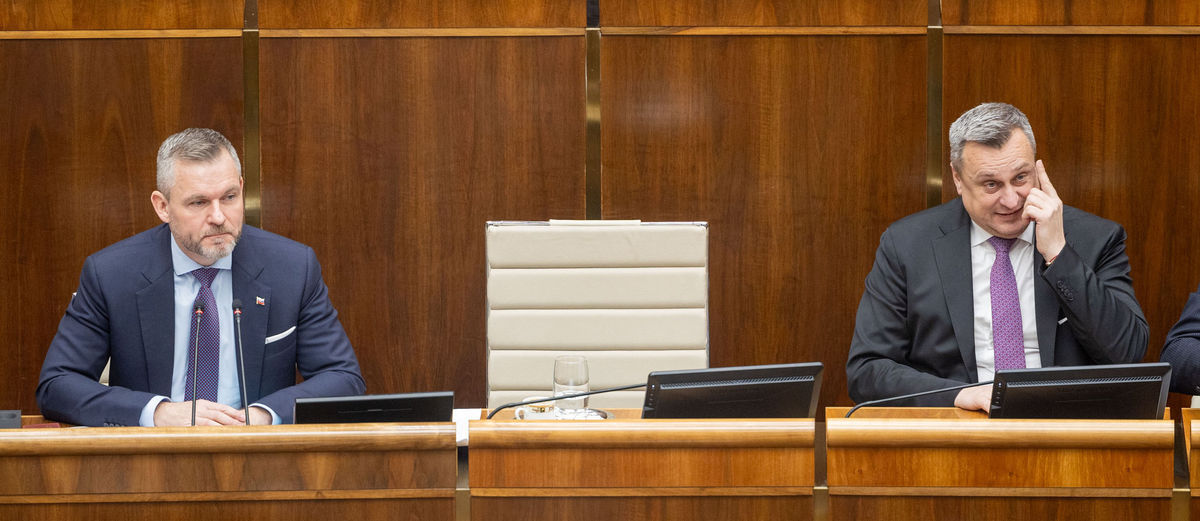 Predseda parlamentu Peter Pellegrini (Hlas) a...