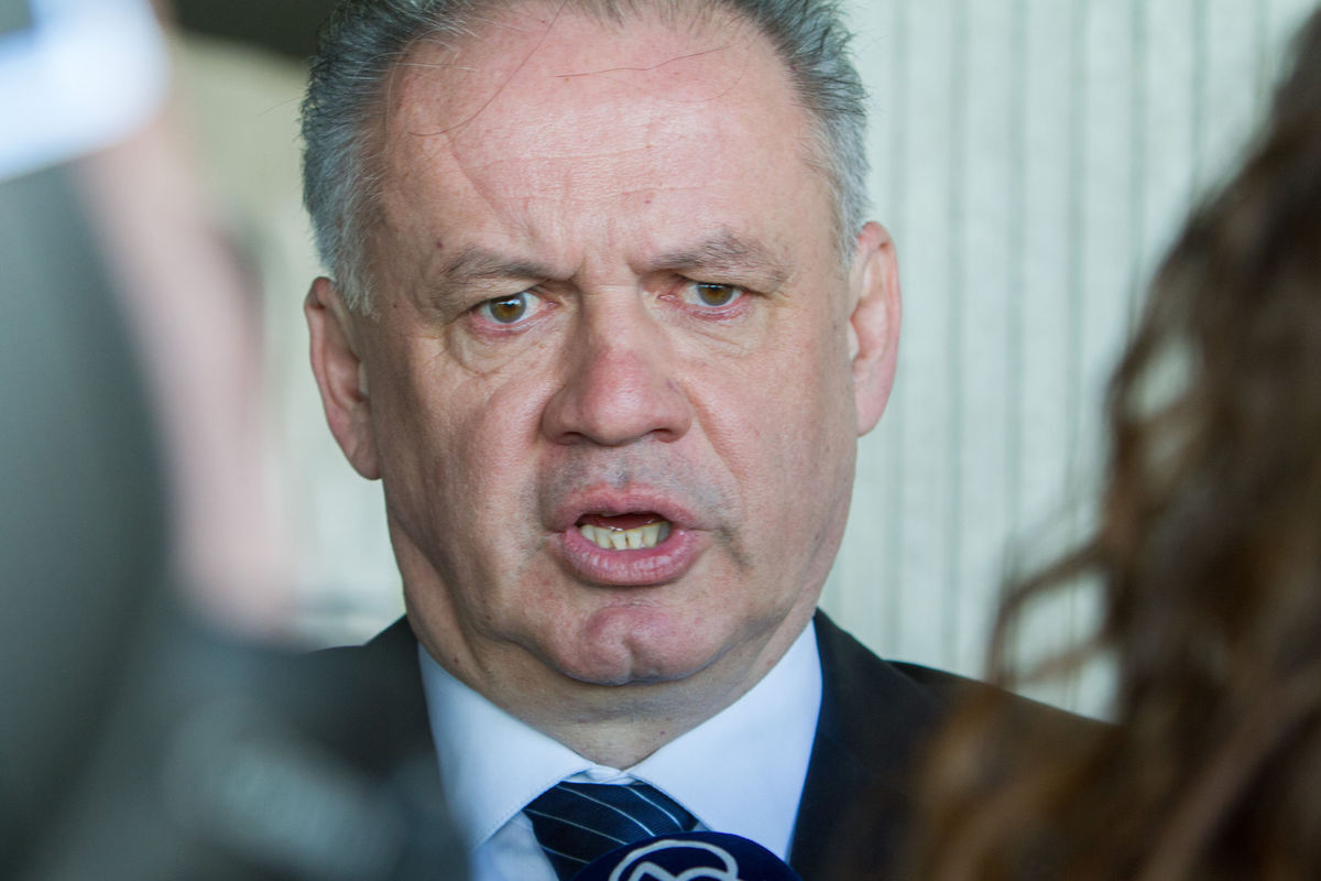 Andrej Kiska na snímke z februára 2020