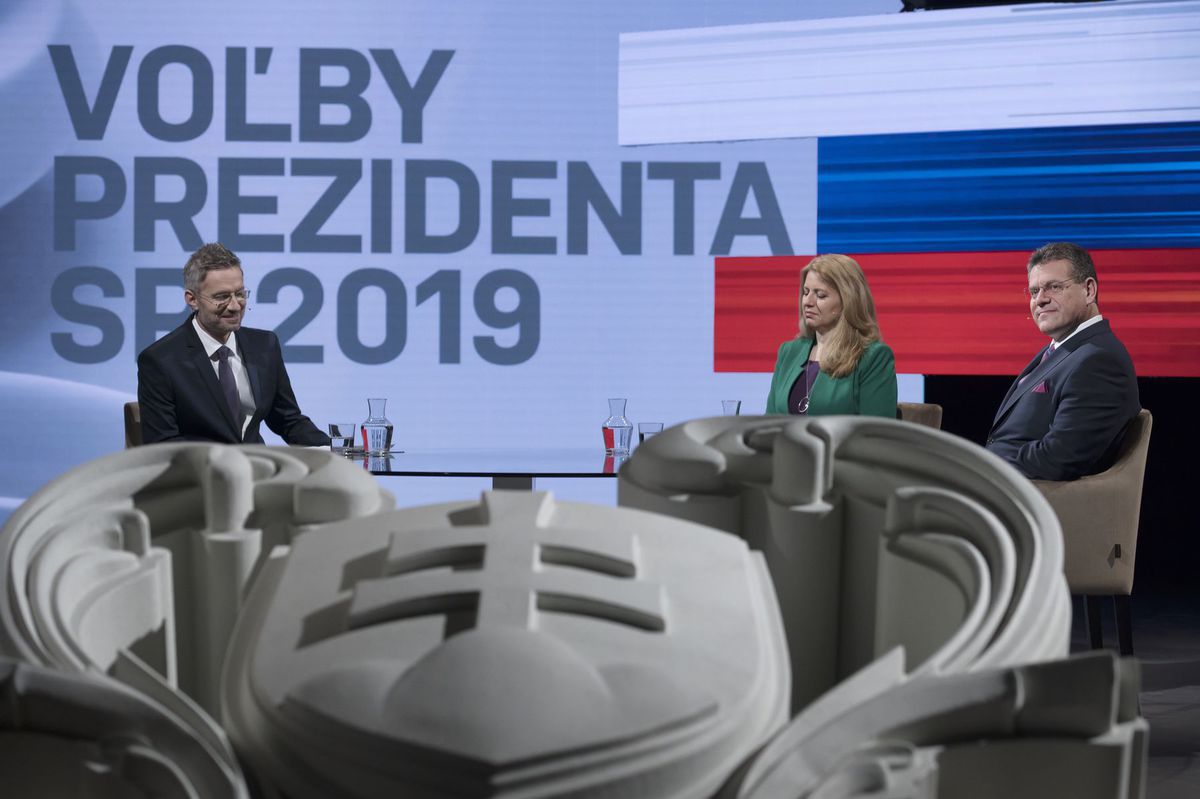 Kandidáti na prezidentský úrad Zuzana Čaputová...