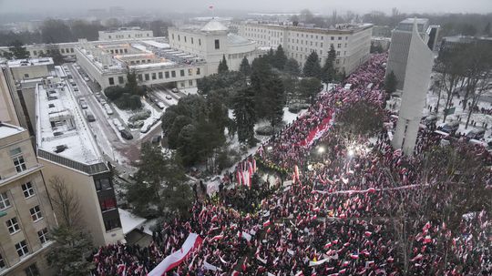 Prívrženci opozičnej Kaczyńského strany protestovali proti novej poľskej vláde