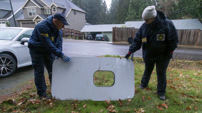 USA Portland dvere lietadlo Boeing nález...