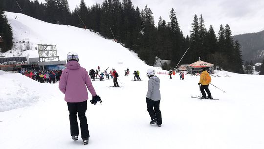 Jasná - Záhradky. Tu lyžiarsky vyrástla Petra...