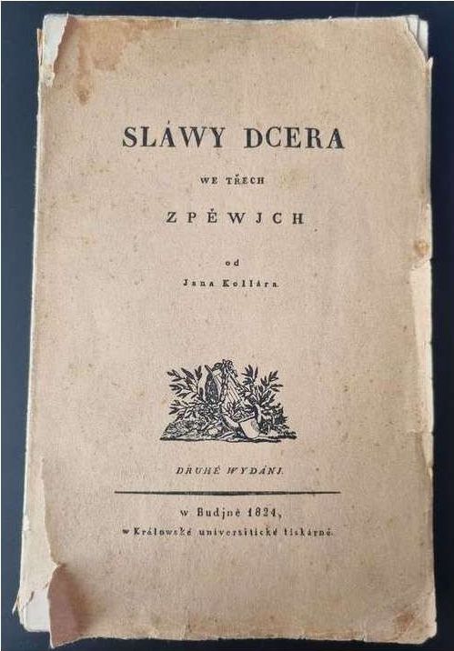 Prvé vydanie Slávy dcéry z roku 1824.
