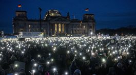 Extrémizmus / AfD / Protest / Demoštrácia /