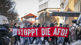 Extrémizmus / AfD / Protest / Demoštrácia /