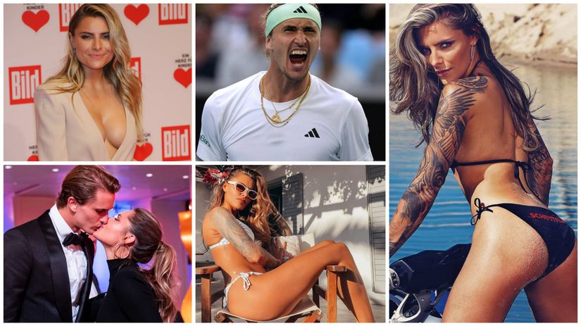 On je špičkový tenista a známy búrlivák, ona...