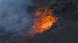 Island sopka výbuch Grindavík