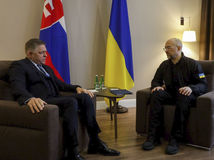 Denys Šmyhaľ, Robert Fico, Ukrajina