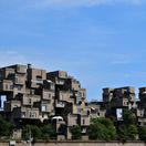 habitat 67, montreal, Kanada, brutalizus, betón, bytovka, dom,