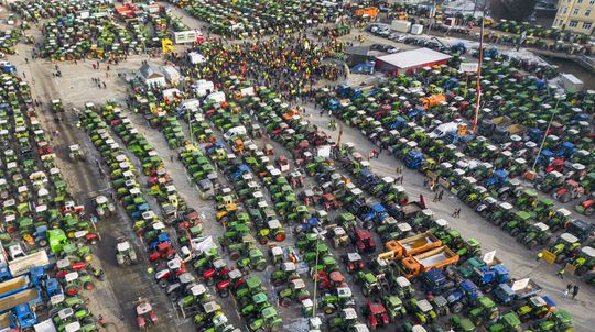 Protest farmárov v nemeckom Augsburgu, 10....