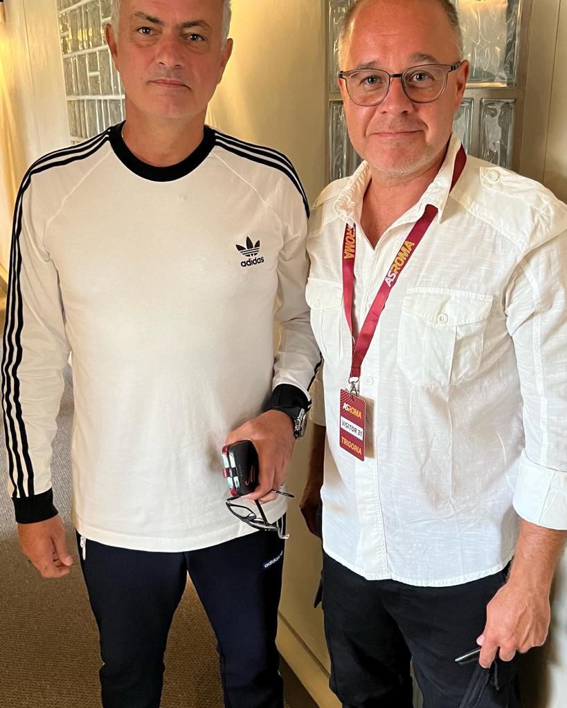 José Mourinho a Branko Cap.