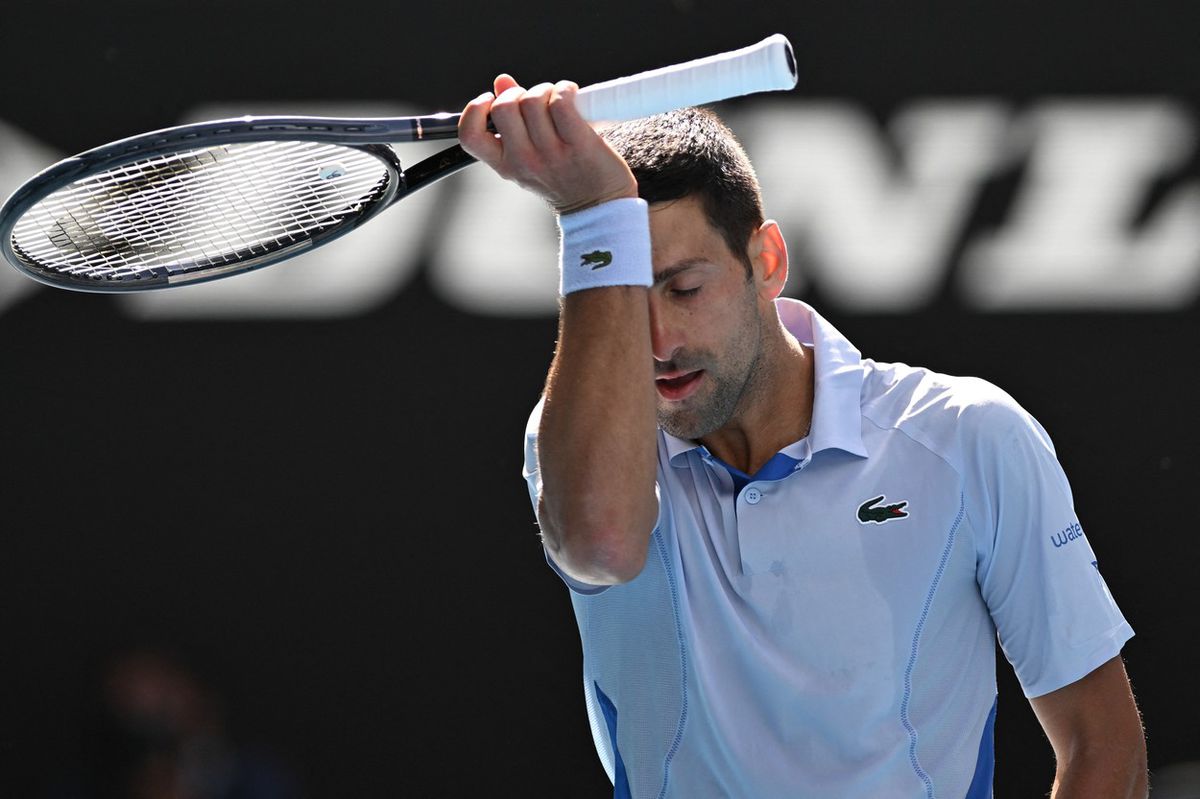 Djokovič pôsobil na Australian Open 2024...