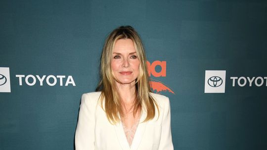 Herečka Michelle Pfeiffer na akcii...