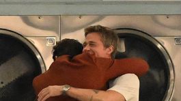 Brad Pitt a jeho filmový kolega Javier Bardem