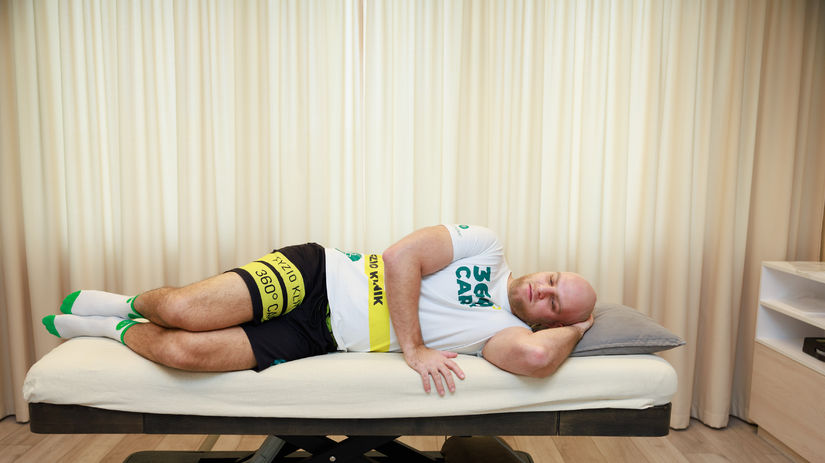 Fyzioklinik cvičenie vstávanie z postele