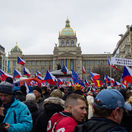 ČR Praha Protest Protivládny