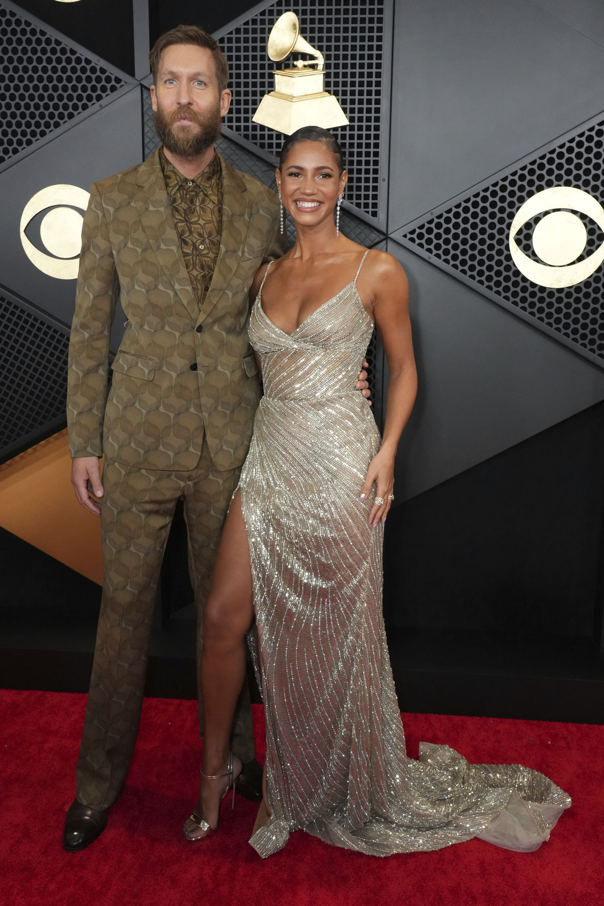 Dídžej Calvin Harris a jeho partnerka - britská...