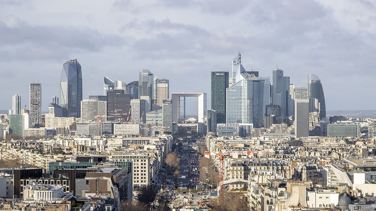 Panoráma La Défense v Paríži.