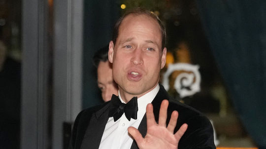 Princ William, princ z Walesu prichádza na...