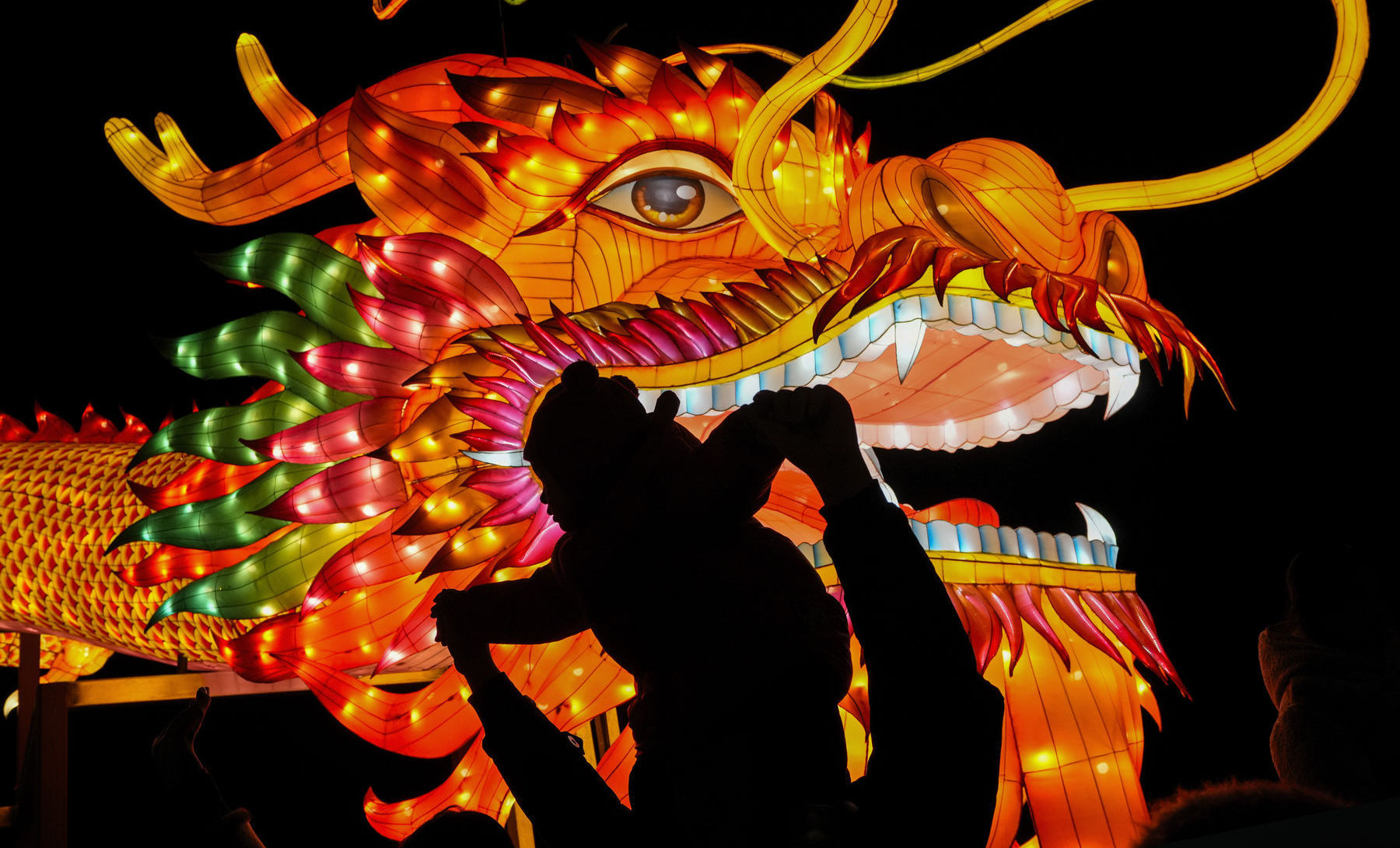 čína nový rok drak