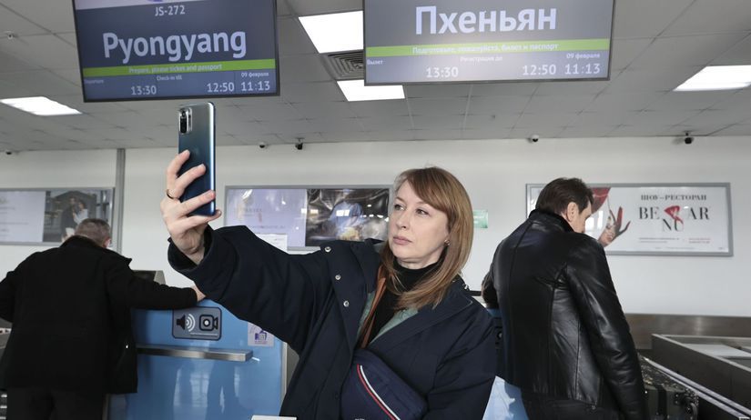 Rusko KĽDR Turisti prví príchod pandémia