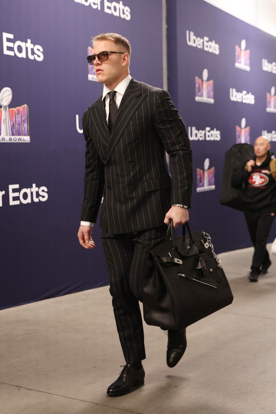 Hráč amerického futbalu Christian McCaffrey z...
