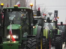 protest poľských farmárov