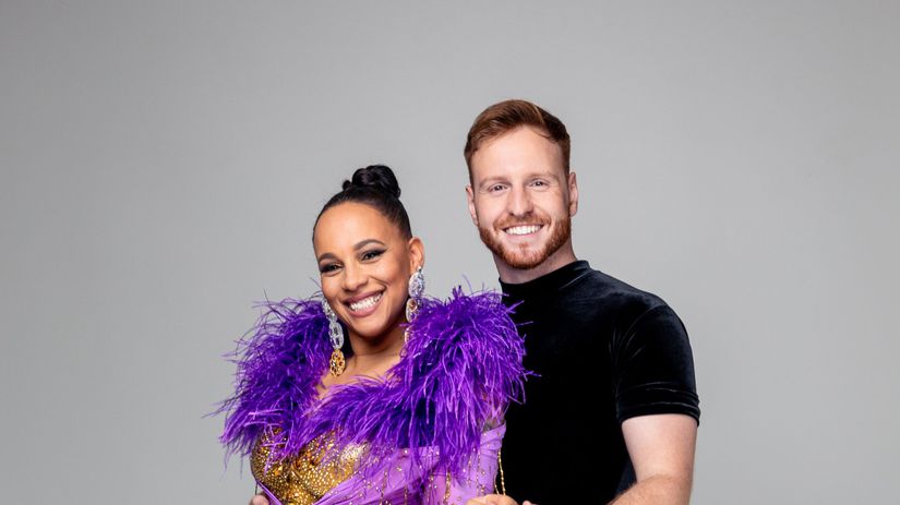 Speváčka Tina a jej tanečný partner Vilém Šír.