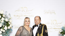 Generalporucik Lubomir Svoboda s manzelkou
