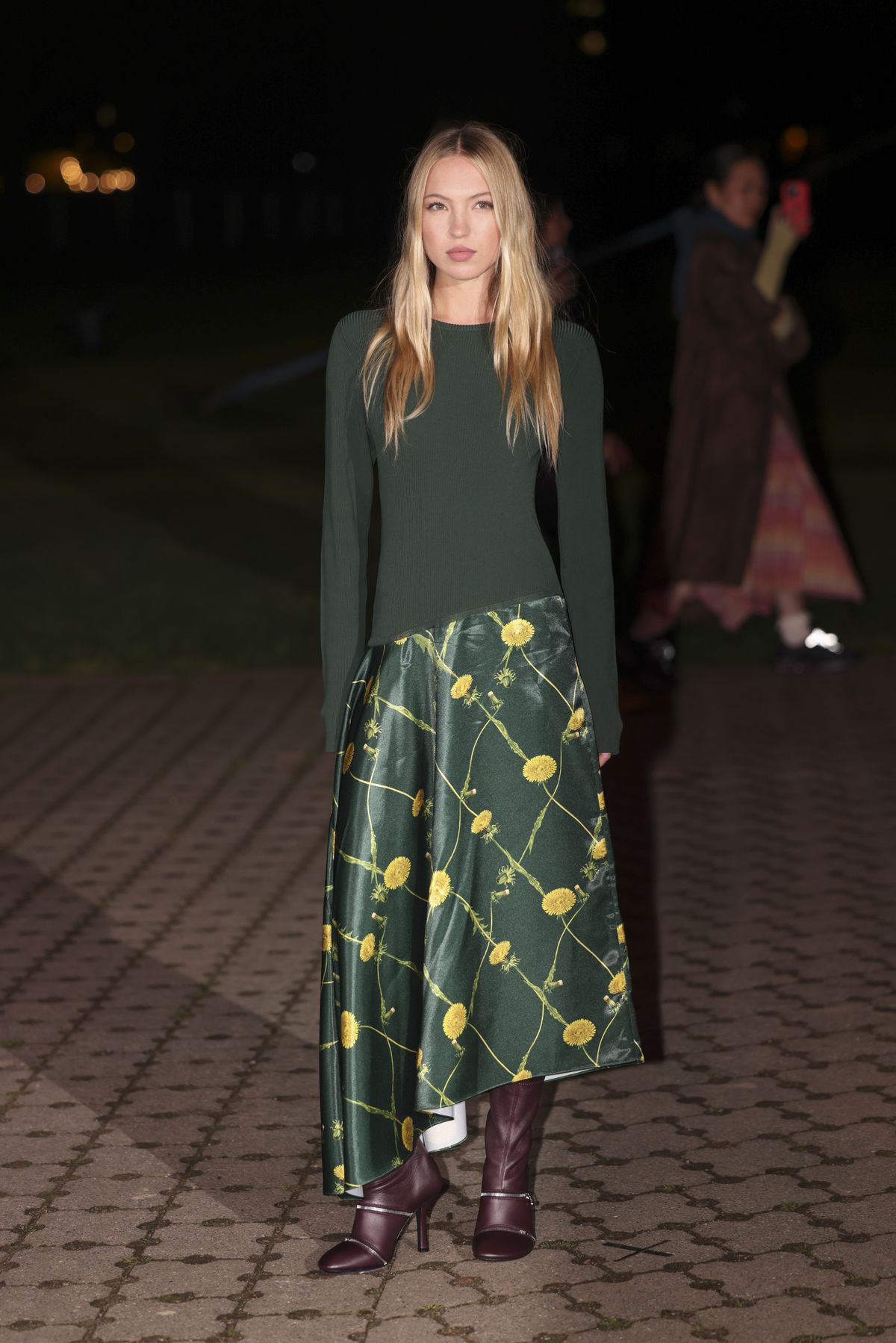 Topmodelka Lila Moss na prehliadke britskej...