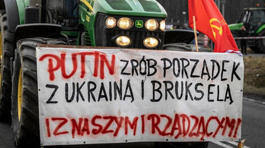 protest farmárov, Poľsko