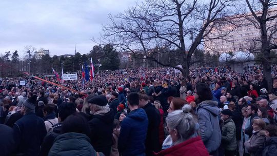 Šesť rokov od vraždy Kuciaka: V Bratislave sa zišli tisíce ľudí