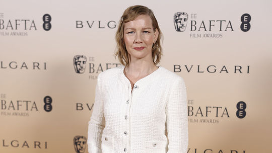 Herečka Sandra Hüller na slávnostnom evente...