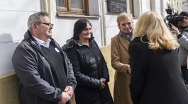 Na snímke prezidentka SR Zuzana Čaputová a...