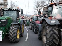 traktor protest poľnohospodári