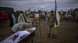 APTOPIX Russia Ukraine War pohreb sestra anna