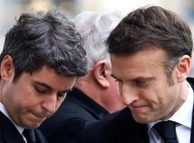 Emmanuel Macron a Gabriel Attal
