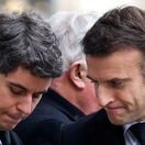 Emmanuel Macron a Gabriel Attal