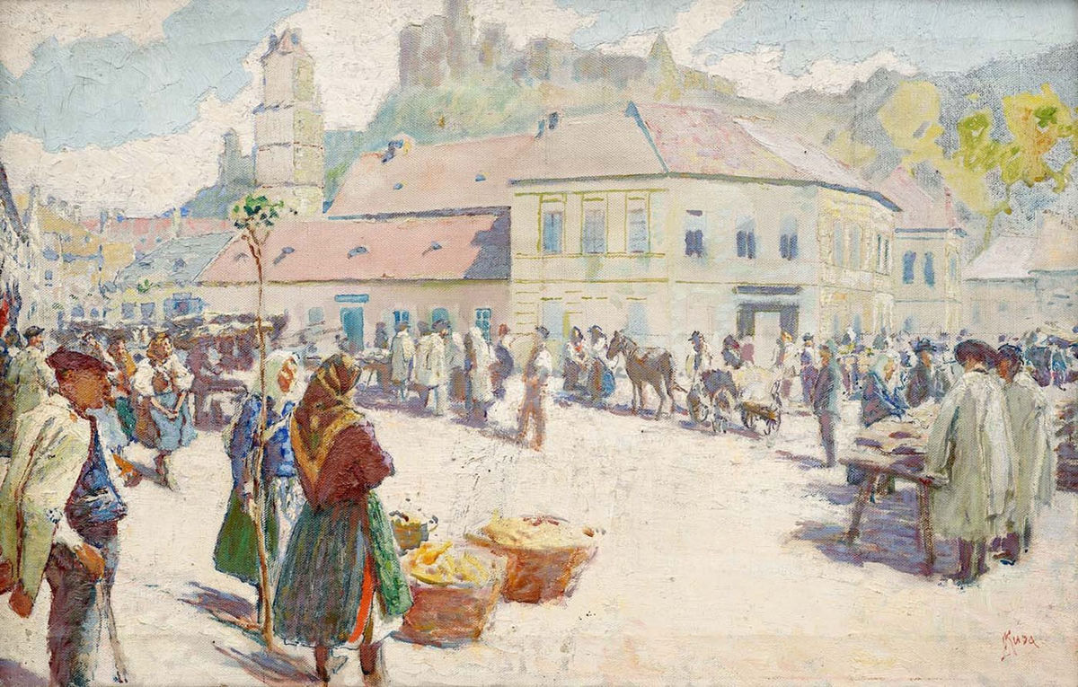 Trenčín, Trh, 1928.