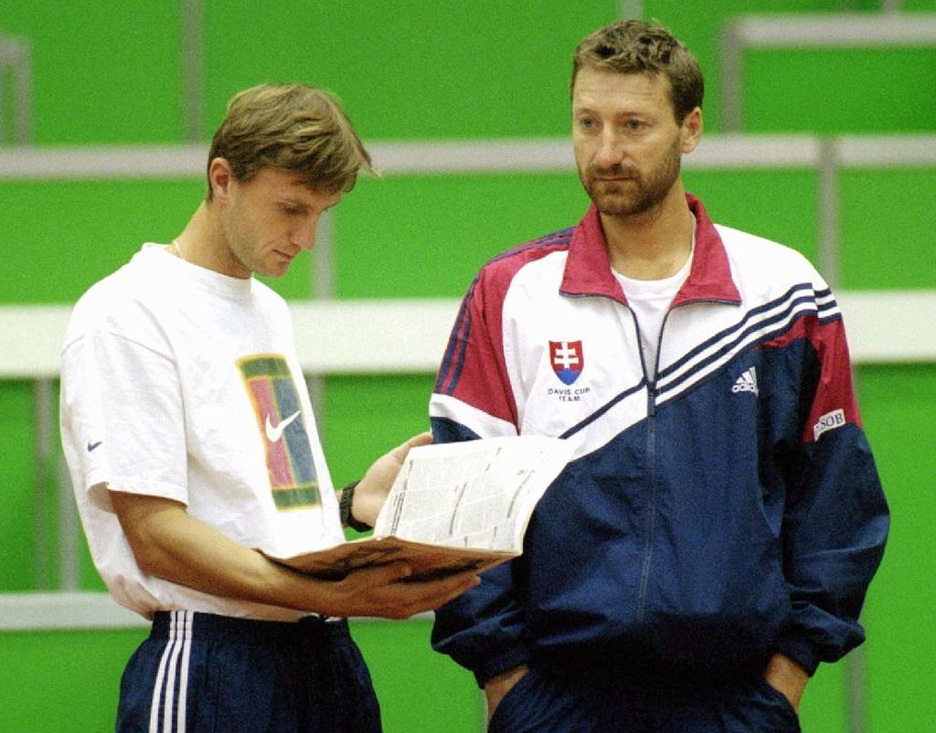 Karol Kučera a Miloš Mečíř.