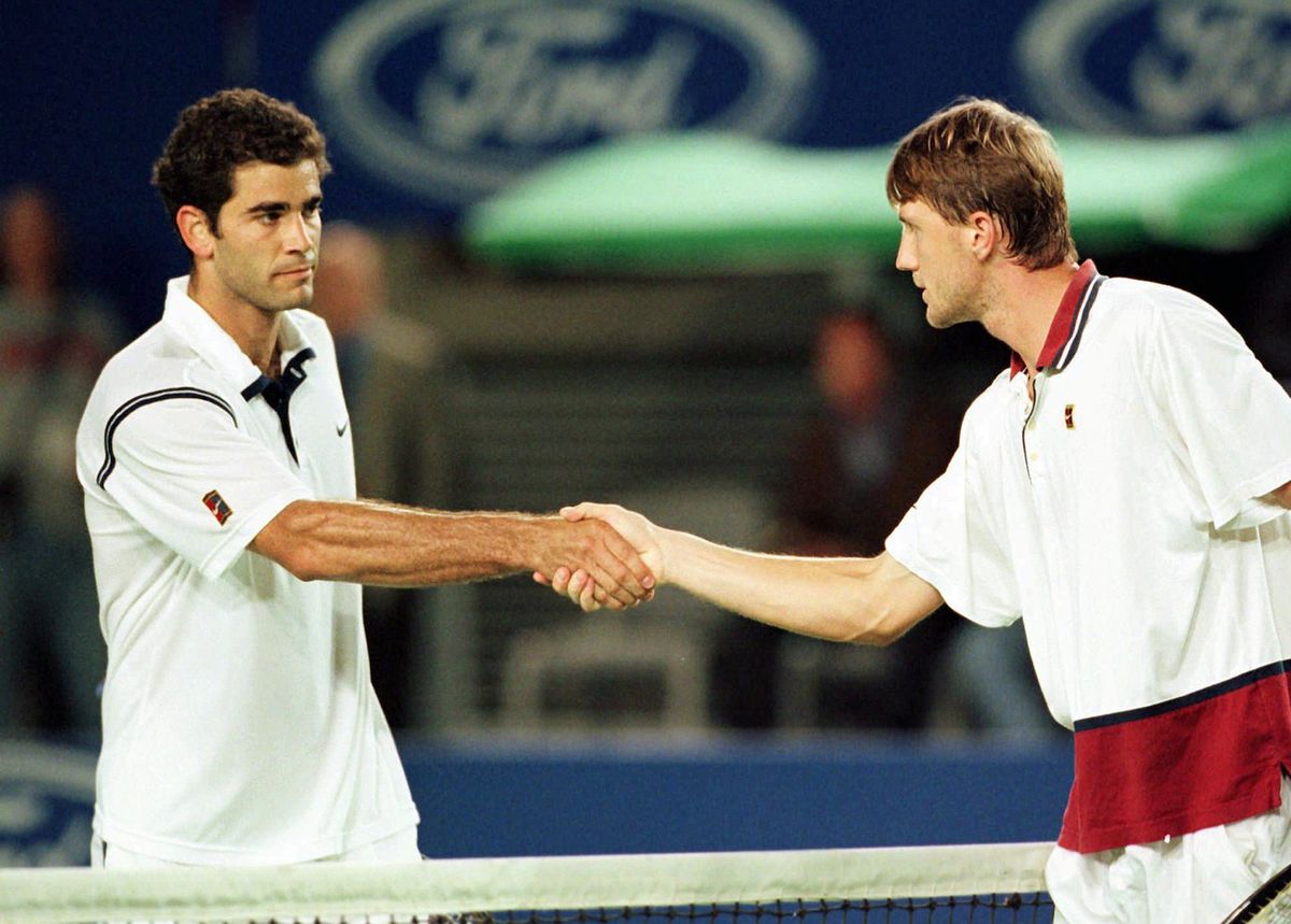 Karol Kučera a Pete Sampras.