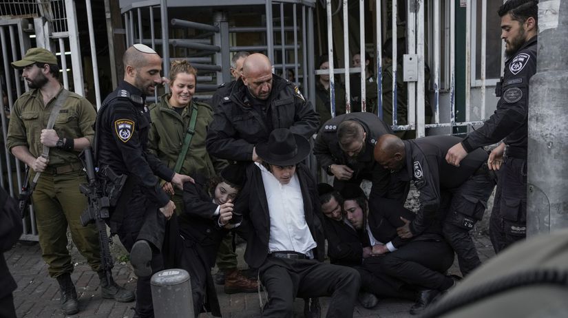 Izrael zatýkanie ortodoxní židia