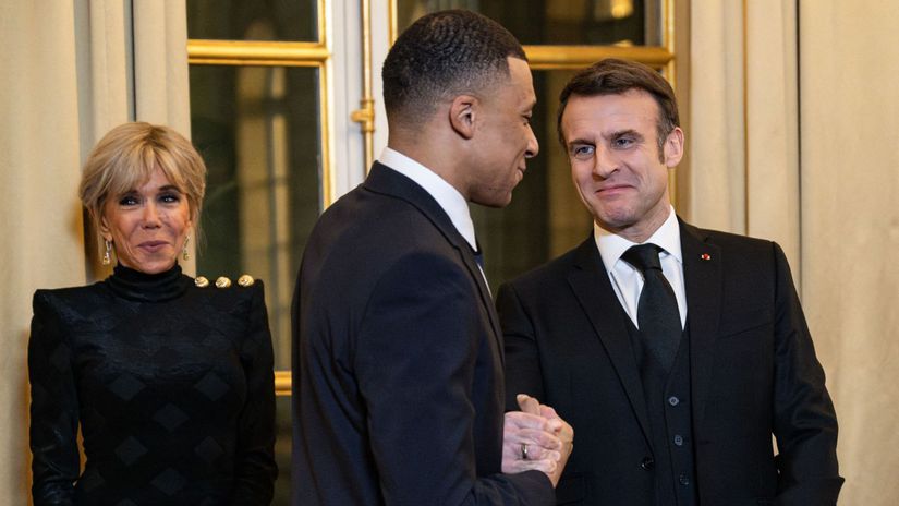 Kylian Mbappé Emmanuel Macron